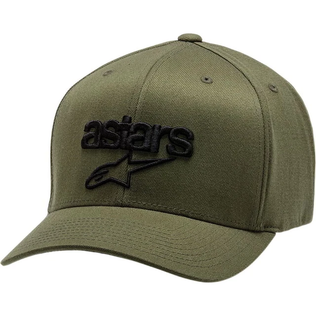 Alpinestars Heritage Blaze Mens Flexfit Hats-Military-Small/Medium