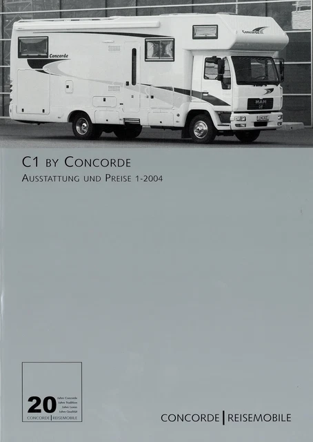 Concorde Wohnmobil Preisliste