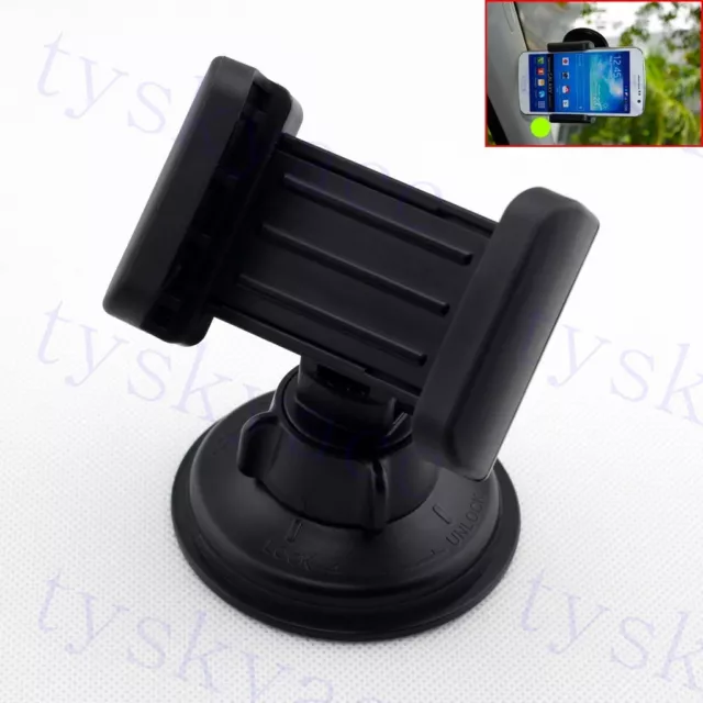 Universal Mobile Cell Phone Mount Cradle Holder Grip Black Style Car Accessories