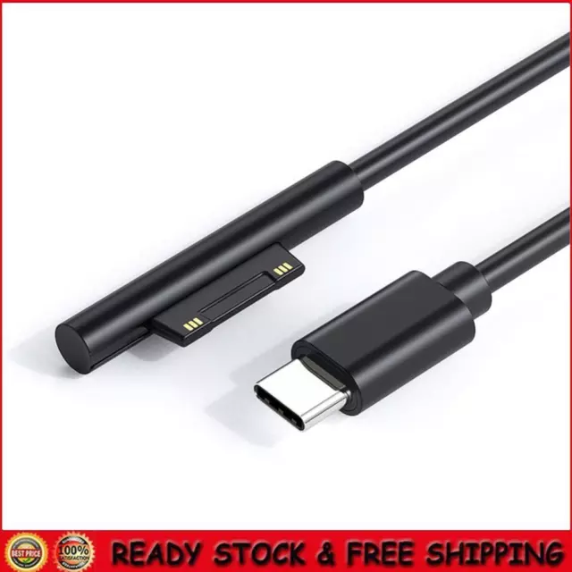 Fast Charging USB Type-C Power Supply for Microsoft Surface Pro 7 3 4 5 6 15V 3A
