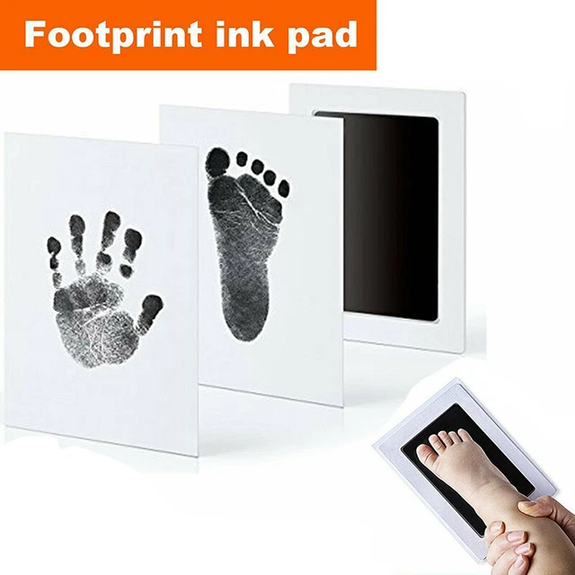 NEWBORN HANDPRINT AND Footprint Ink Pads Paw Print Ink Kits For Baby