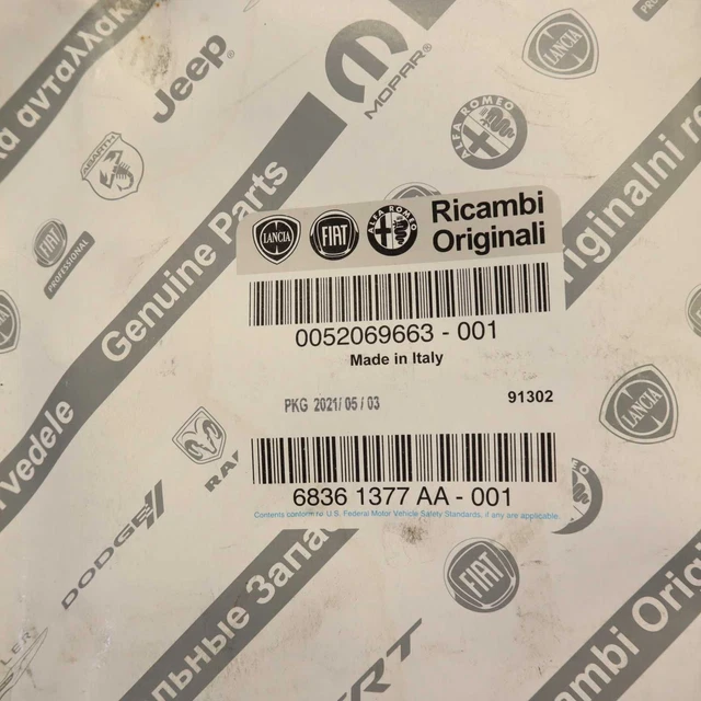 FILTRE À AIR Fiat Tipo 2015-2021 Cod. 52069663 Neuf Original EUR 10,33 ...