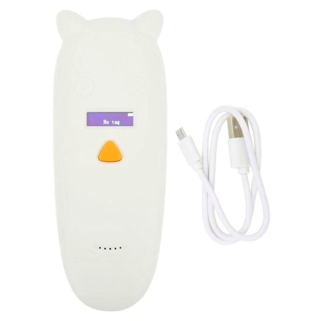 Animal Chip Reader Tag Portable 134.2khz 128 Records Data