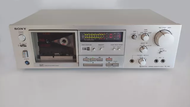 Beautiful Vintage SONY TC-K61 Cassette Deck - Fully SERVICED ! - P E R F E C T -