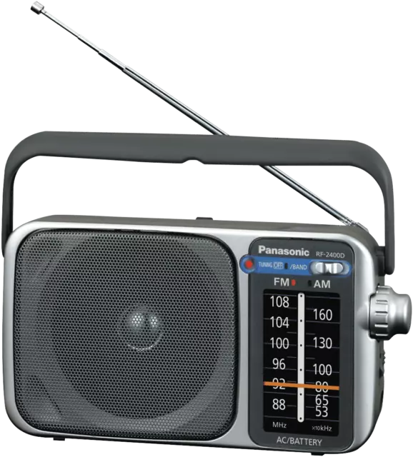 Panasonic Portable Radio AM/FM RF-2400DGN-S