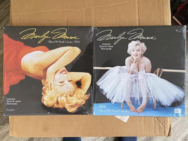 2014 Marilyn Monroe 18 Month Wall Calendar Lot Brand New Factory Sealed 12 X 12