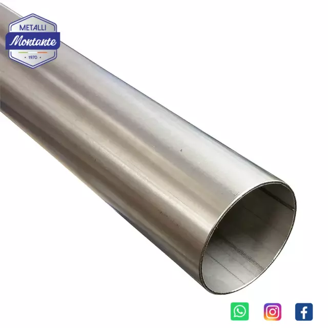 Tubo in Acciaio Inox Aisi 304 Da 35 a 88,9 mm Spessore 1,5 mm Scarico - Marmitta