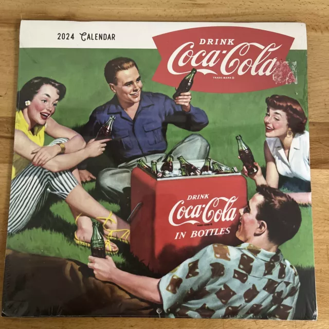 TF PUBLISHING 2024 Coca Cola: Nostalgia Wall Calendar - 2024 - SEALED