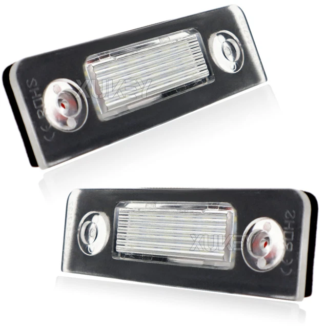 Illuminazione targa 12 V per Skoda Octavia 1Z 2008 - 2013 Roomster 5J 06-10 DE Illuminazione targa 12 V per Skoda Octavia 1Z 2008 - 2013 Roomster 5J 06-10 DE