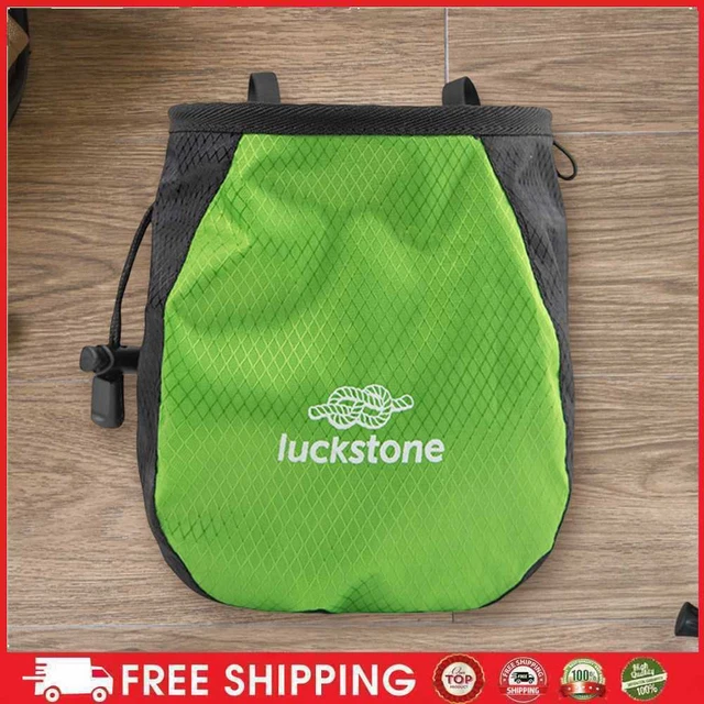 Chalk Bag cinturón ajustable bolsa de almacenamiento resistencia al desgarro para fitness (G