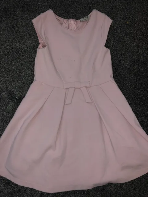 Next Girls Age 6 Years Pretty Pink Dress Party Occasion Bow