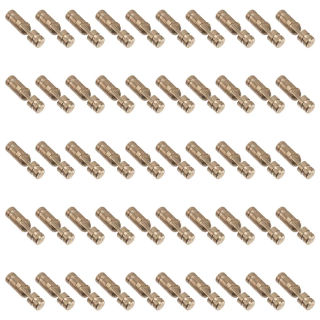 50 pezzi cerniera 4x15 mm rame duty cerniere cilindriche a molla creative