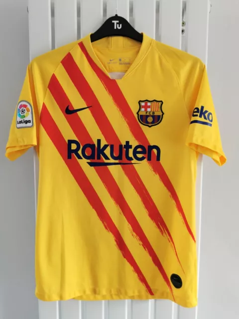 Barcelona Away Football Shirt Mens Medium Authentic