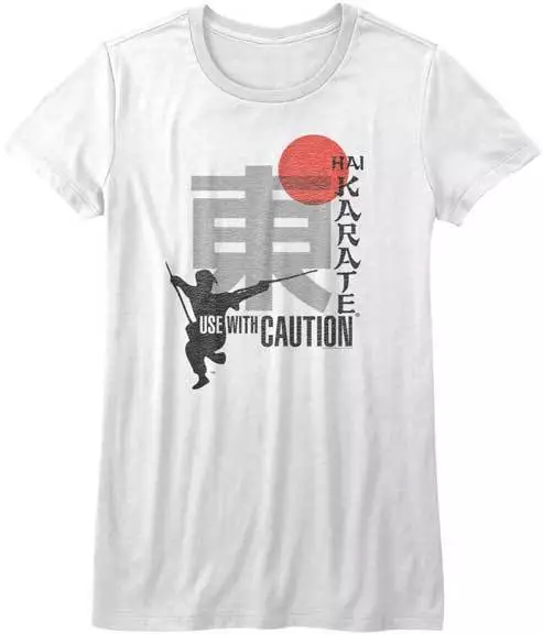 Hai Karate Aftershave Cologne Use With Caution Womans Fitted T Shirt