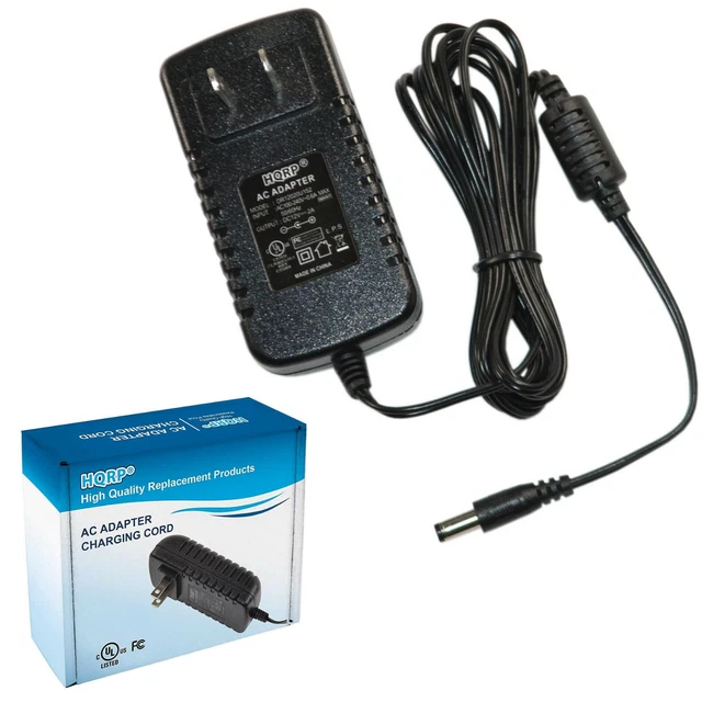 HQRP AC Adaptateur Alimentation Électrique pour Yamaha PSR-E233 YPT-230 DGX-640