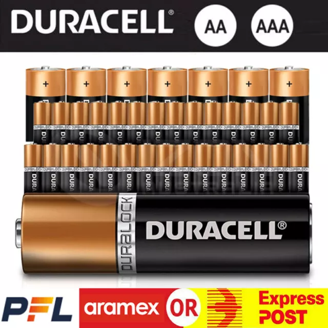 Genuine Duracell AA AAA D Plus Battery Coppertop Alkaline Batteries AU