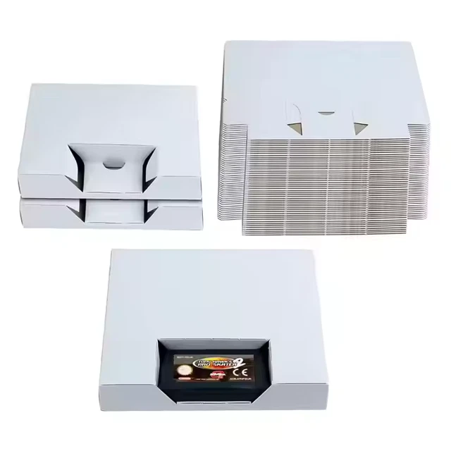 Game Boy Advance GBA Replacement Cardboard Insert Tray - SNES Style - Brand New Reproduction