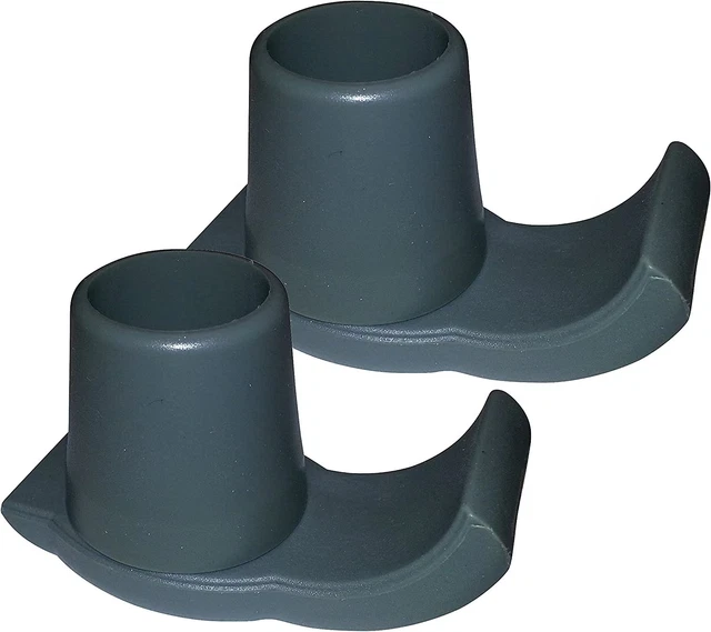 Drive Medical RTL100017 Walker Wheel Ski Glides, Gray