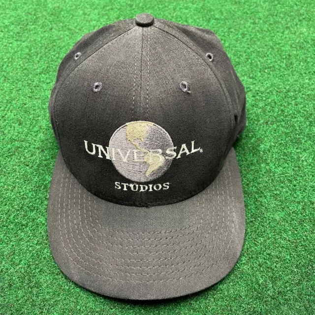 UNIVERSAL STUDIOS Embroidered Logo Adjustable Baseball Ball Cap Hat Black