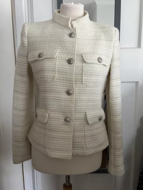 Boucle jacket zara discount