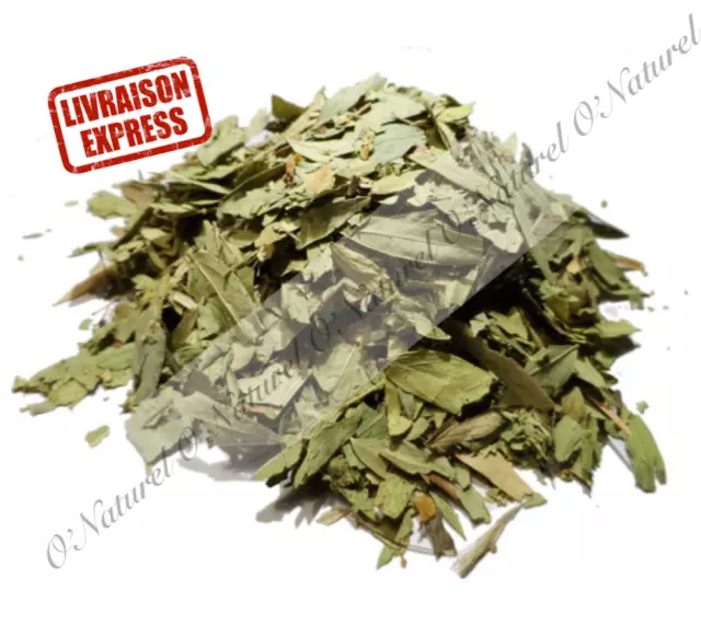 Feuille de Séné BIO 100% Naturelle 200g pour Tisane Senna Leaf, Hoja de Senna