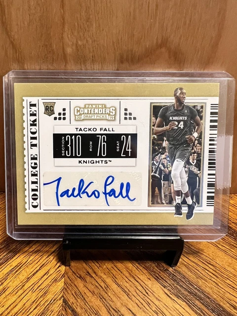 2019 Panini Contenders Draft Picks Rookie Ticket Tacko Fall Rc Auto Celtics Ucf