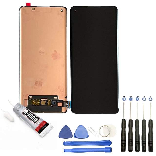 VITRE TACTILE + ECRAN LCD POUR OPPO Reno 5 5G  6.43" NOIR + OUTILS + COLLE