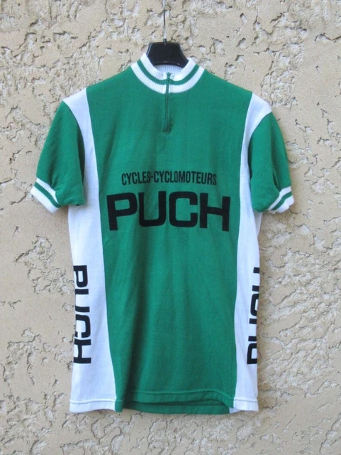 Maillot cycliste CYCLES CYCLOMOTEURS PUCH années 70 vintage