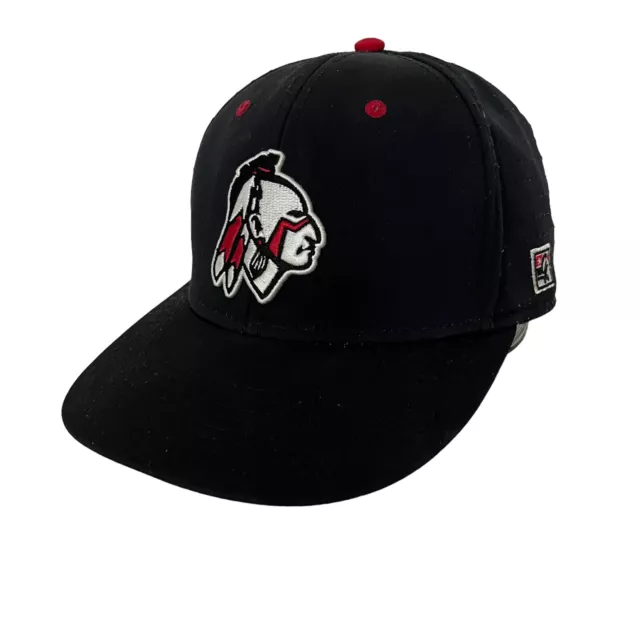Gorra/sombrero de béisbol Brave Indian Head imagen bordada talla 7 1/8 ajustado