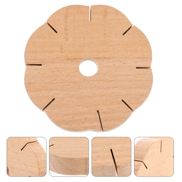 1 pieza pulsera de madera peleador lana helecho peleador hágalo usted mismo tejido