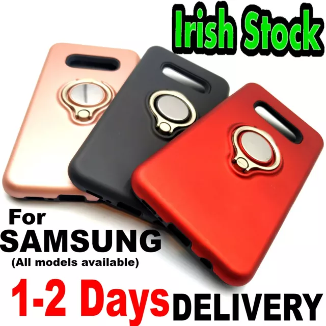 ✅RING✅ For Samsung Galaxy Plus S10E A50 A10 S9 S8 Phone Case Cover Shockproof