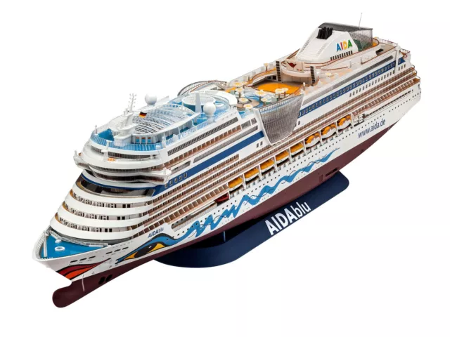 Revell Kreuzfahrtschiff AIDA (AIDAblu, sol, mar or stella) Modellbausatz 1:400