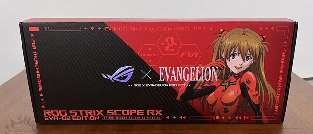 EVANGELION Asus ROG Strix Scope RX EVA-02 Edition Gaming Keyboard BRANDNEW