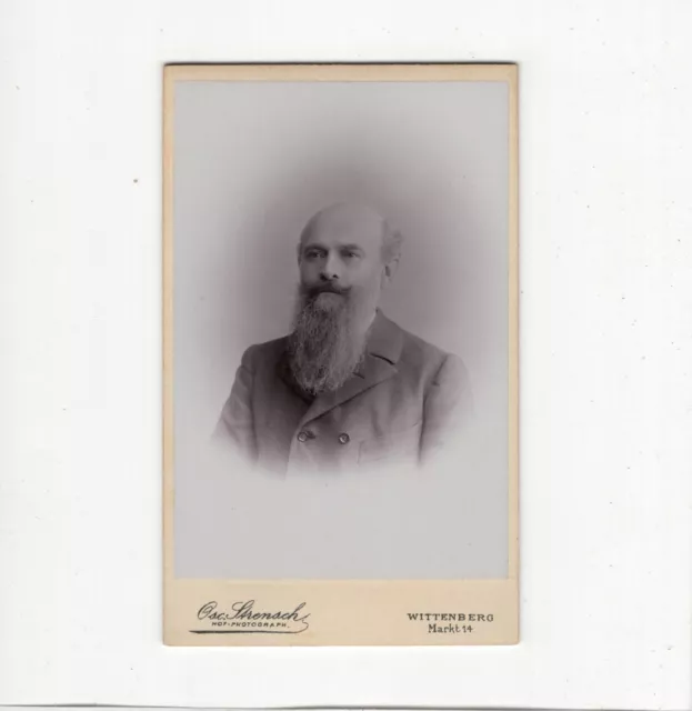 CDV Foto Herrenportrait - Wittenberg 1890er