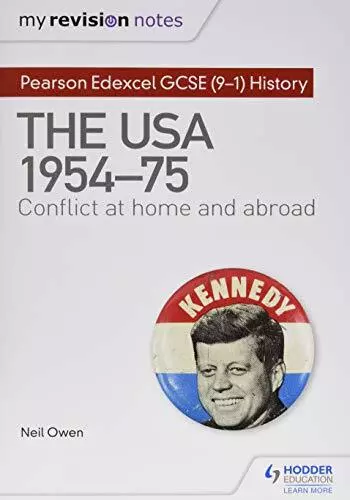 My Revision Hinweise: Pearson Edexcel Gcse (9-1) History: The USA, 1954–1975