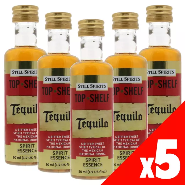 Still Spirits Top Shelf TEQUILA Essence x5 50ml Spirit Making Home Brew