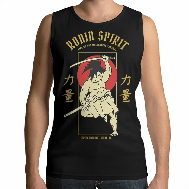 Ronin Spirit canotta da uomo samurai