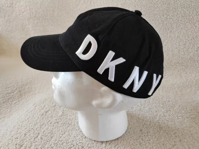 DKNY Unisex Adults Adjustable Embroidered Baseball Cap Hat Black One Size