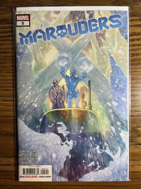 Marauders 5 Nm/Nm+ Emma Frost Storm Iceman Russell Dauterman Cover Marvel 2020