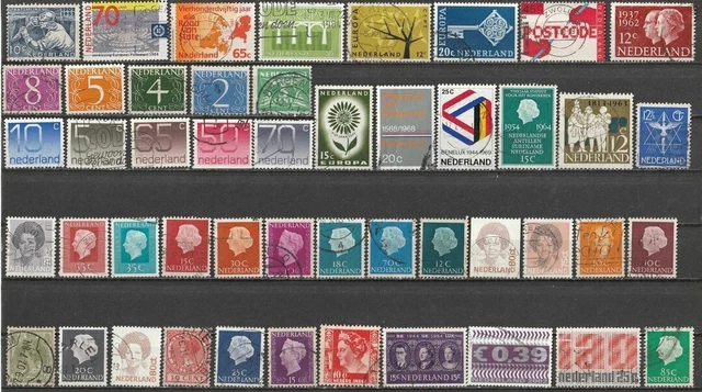 Niederlande Lot mit Marken aus Nederland Netherlands Pays-Bas Países Bajos 2159