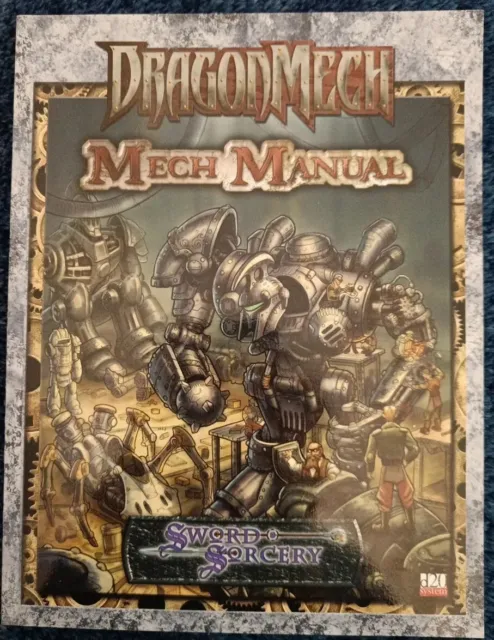 DragonMech: Mech Manual, Softcover, Sword Sorcery, D20, RPG