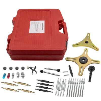 Hlyjoon Trousse à Outils dembrayage de Voiture 17pcs Kit d’Alignement d’Embrayage en Métal Outil de Centrage de Disque dembrayage 