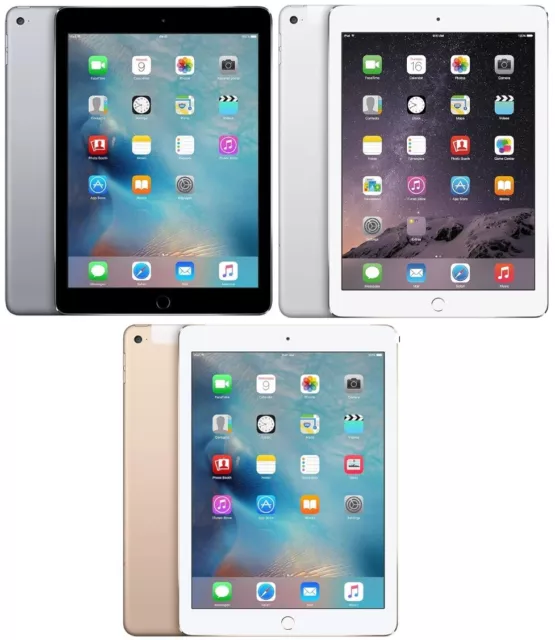 Apple iPad Air 2 9.7in Wi-Fi 16GB 32GB 64GB 128GB Grade B+