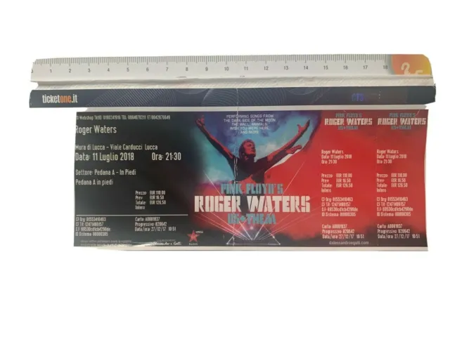 Ticket biglietto Roger Waters - US Them - TOUR Lucca 11-07-2018 Mura di Lucca