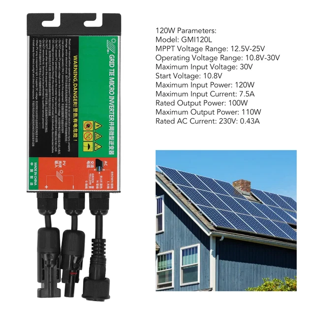 260W 230V MPPT Solar Micro Inverter Sinus Inverter Grid Tie Micro Inverter für Kleine Solaranlagen