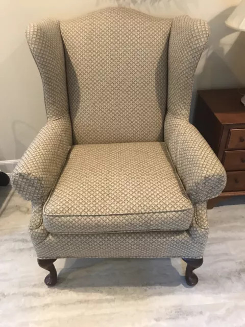 Manor by Pennsylvania House Contemporary Diamond Upholstered Wing Chair Manor by Pennsylvania House Contemporary Diamond Upholstered Wing Chair