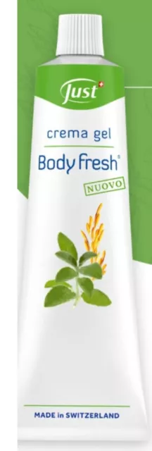 Just Nuova Crema Gel Bodyfresh 100 ml  Per Gambe Stanche, Gonfie E Pesanti