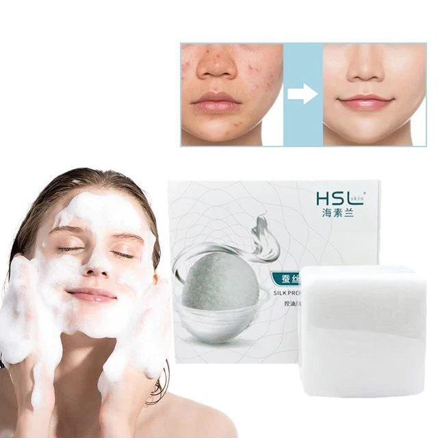 Sapone latte di capra seta proteine sapone detergente 100G C4T2
