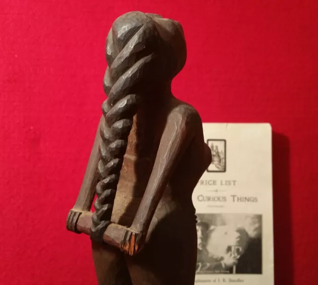 YE OLDE CURIOSITY SHOP antique seattle alaska pacific wood vtg tiki totem pole YE OLDE CURIOSITY SHOP antique seattle alaska pacific wood vtg tiki totem pole