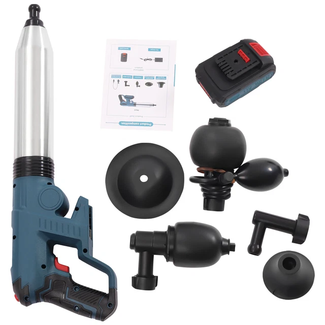 InstaPlunge Electric Plunger System - Unclog And Clear Toilet And Drain Blockage With A Push Of - View #10